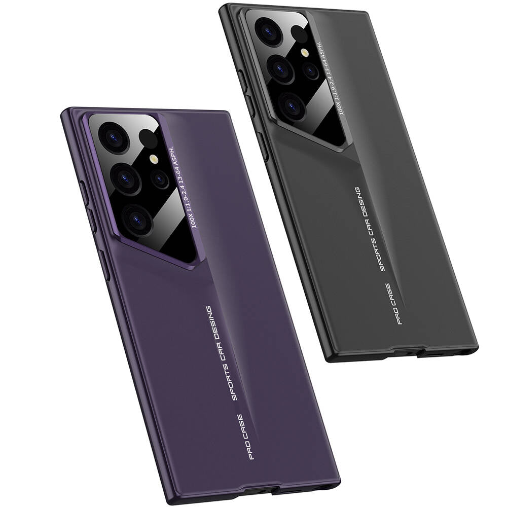 Galaxy S24 Ultra Kılıf Ultra İnce Kamera Korumalı Sert Rubber Zore Procase Kapak Siyah