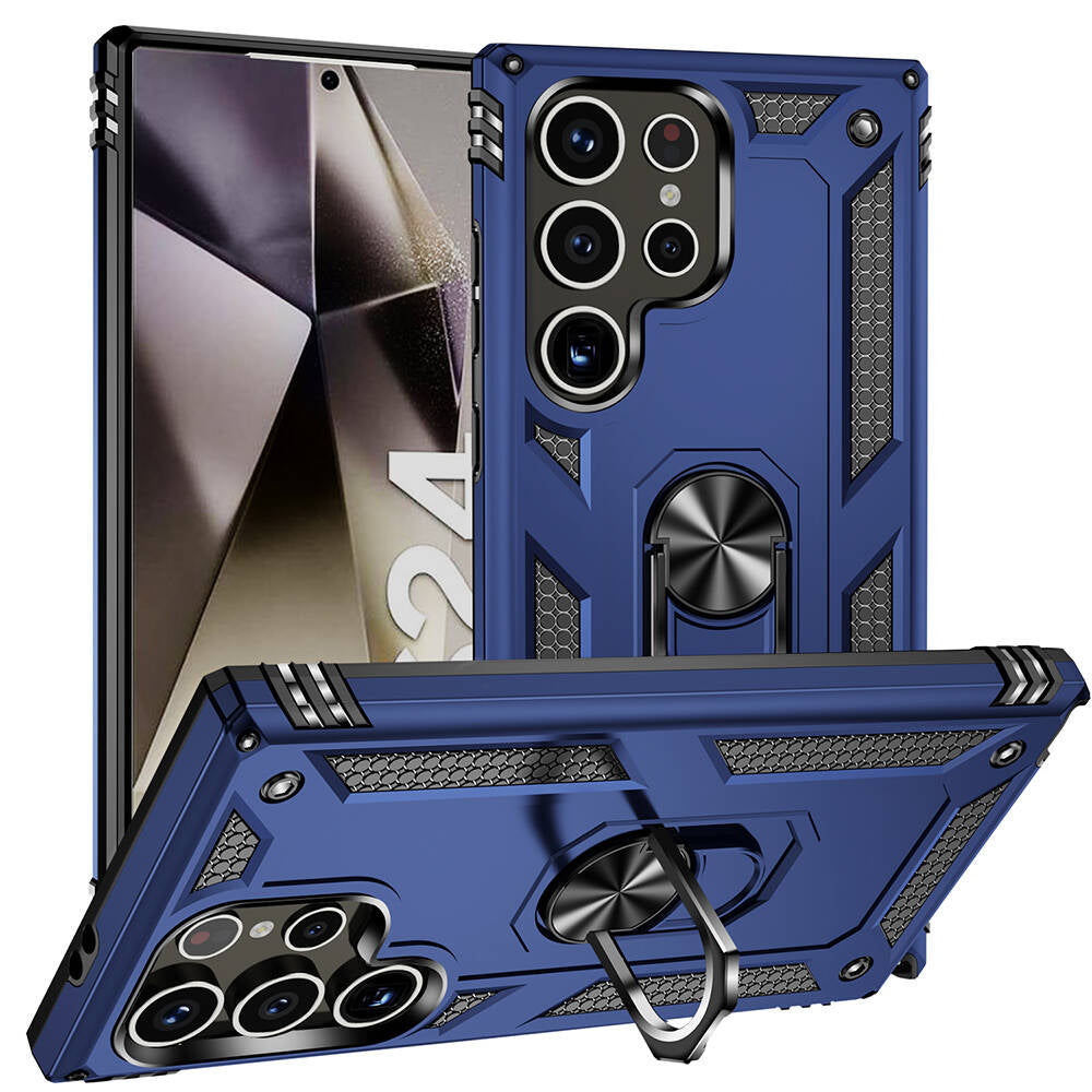 Galaxy S24 Ultra Kılıf Zore Vega Kapak Mavi