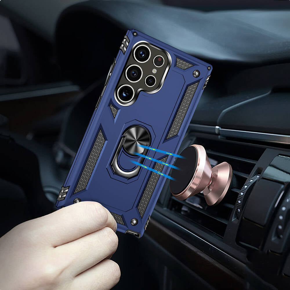 Galaxy S24 Ultra Kılıf Zore Vega Kapak Mavi