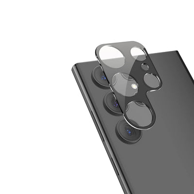 Galaxy S24 Ultra Zore 3D Kamera Camı Siyah