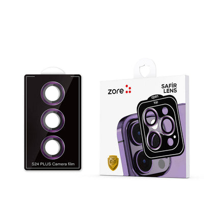 Galaxy S24 Zore Kamera Lens Koruyucu Cam Filmi Titanyum