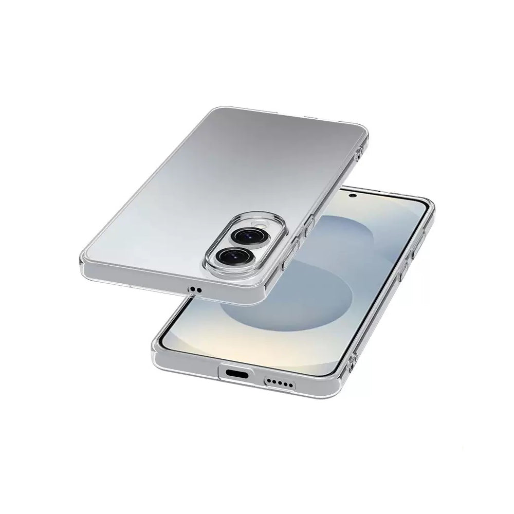 Galaxy S25 Edge Kılıf Zore Süper Silikon Kapak Şeffaf