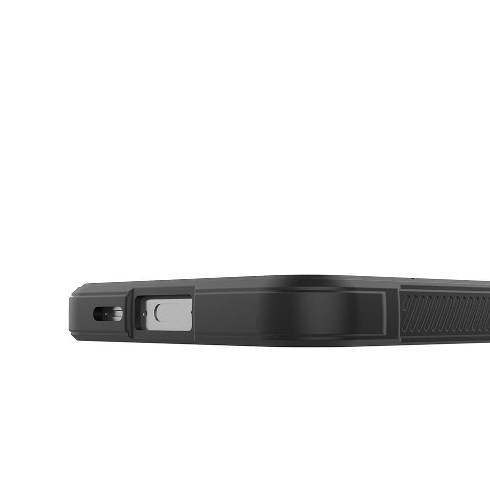 Galaxy S25 FE Kılıf Esnek TPU Oyuklu Arka Yüzey Tasarımlı Zore Etnik Silikon Kapak Siyah