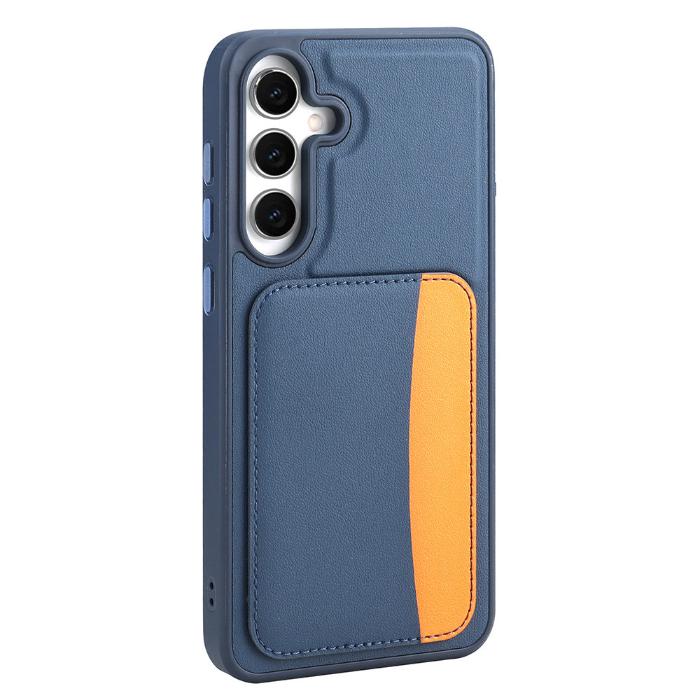 Galaxy S25 FE Kılıf Kartlıklı Zore X-Kart Silikon Kapak Lacivert