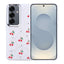 Galaxy S25 Kılıf Airbag Tasarımlı Simli Şeffaf Zore Kutup Kapak