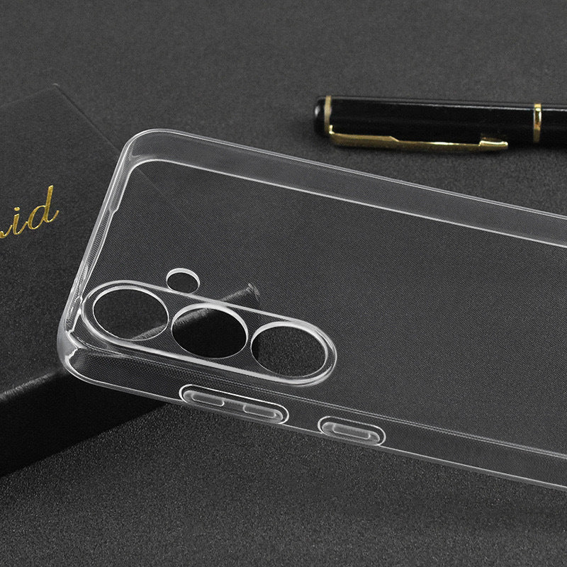 Galaxy S25 Kılıf Zore Süper Silikon Kapak Şeffaf