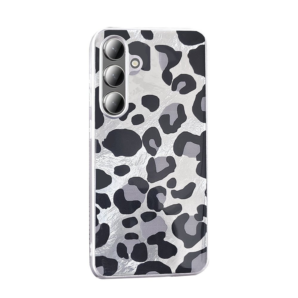 Galaxy S25 Plus Kılıf Desenli Zore Mep Kapak Gold Leopar