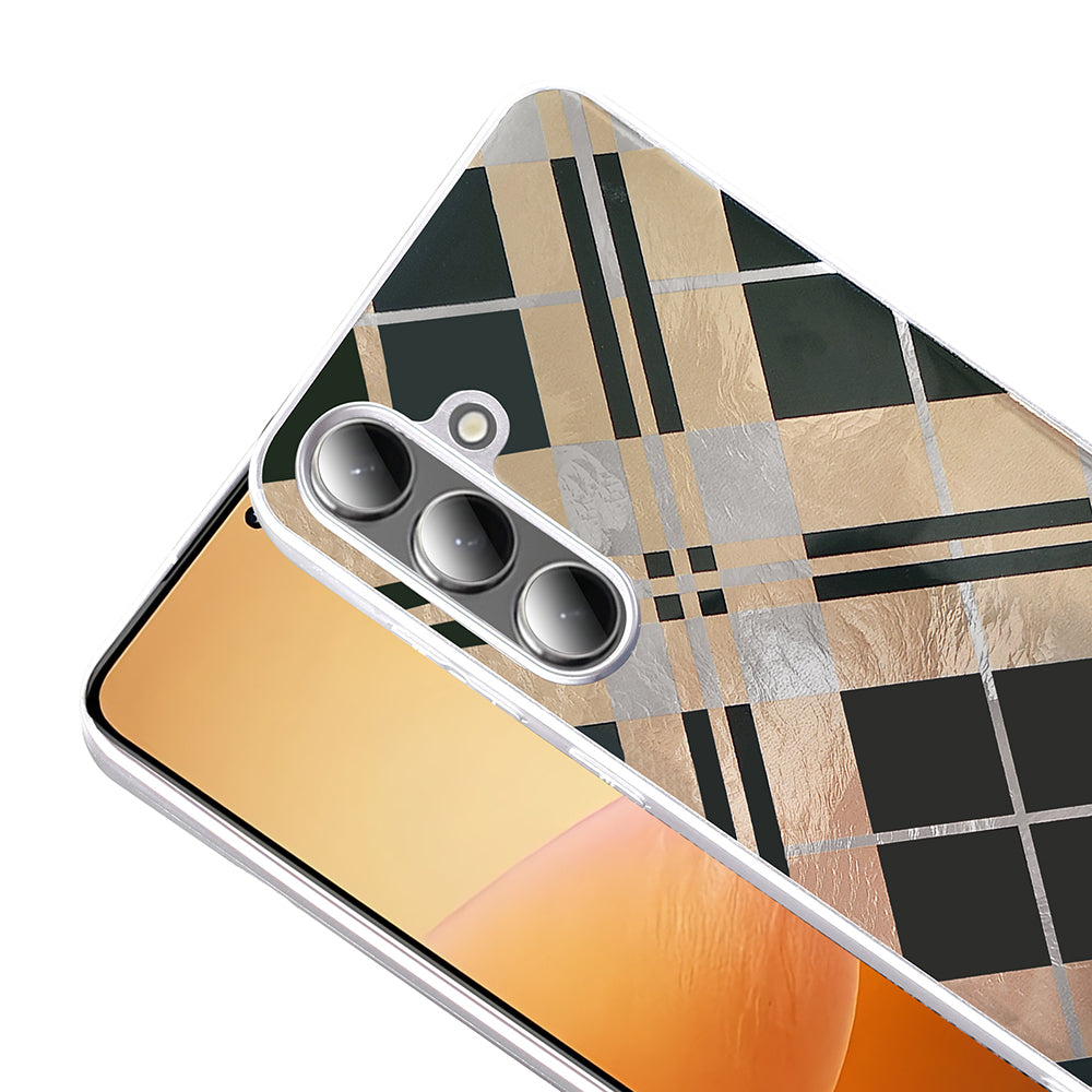 Galaxy S25 Plus Kılıf Desenli Zore Mep Kapak Geometrik