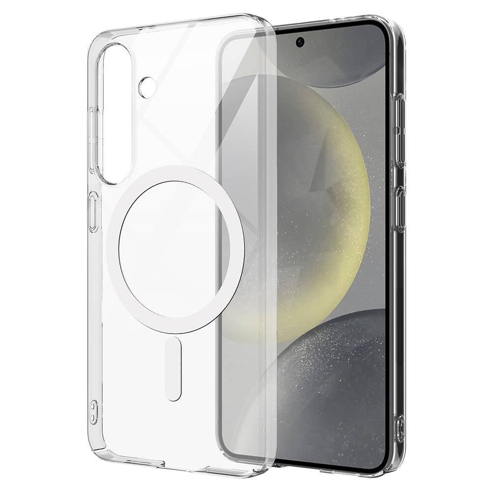 Galaxy S25 Plus Kılıf Kamera Korumalı M-safe Sert PC Zore Porto Kapak Şeffaf