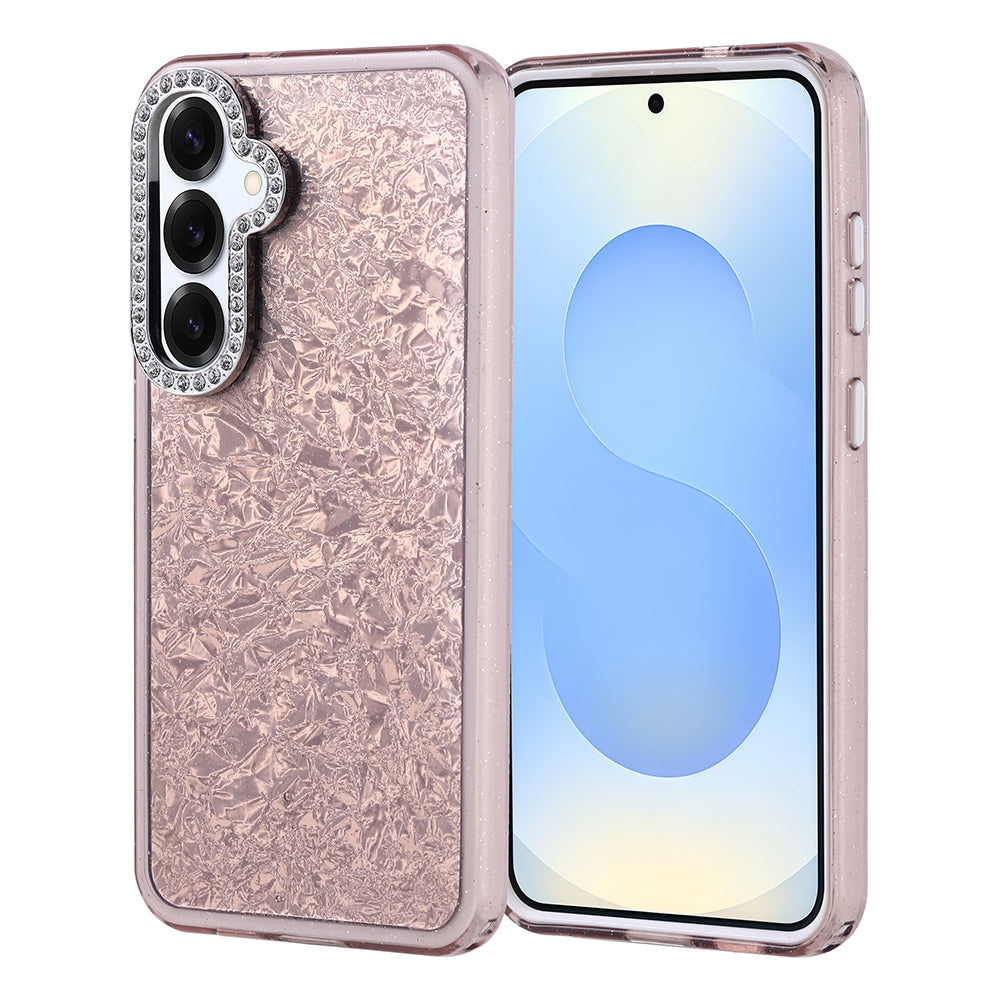 Galaxy S25 Plus Kılıf Taşlı Tasarımlı Zore Kapi Kapak Lila