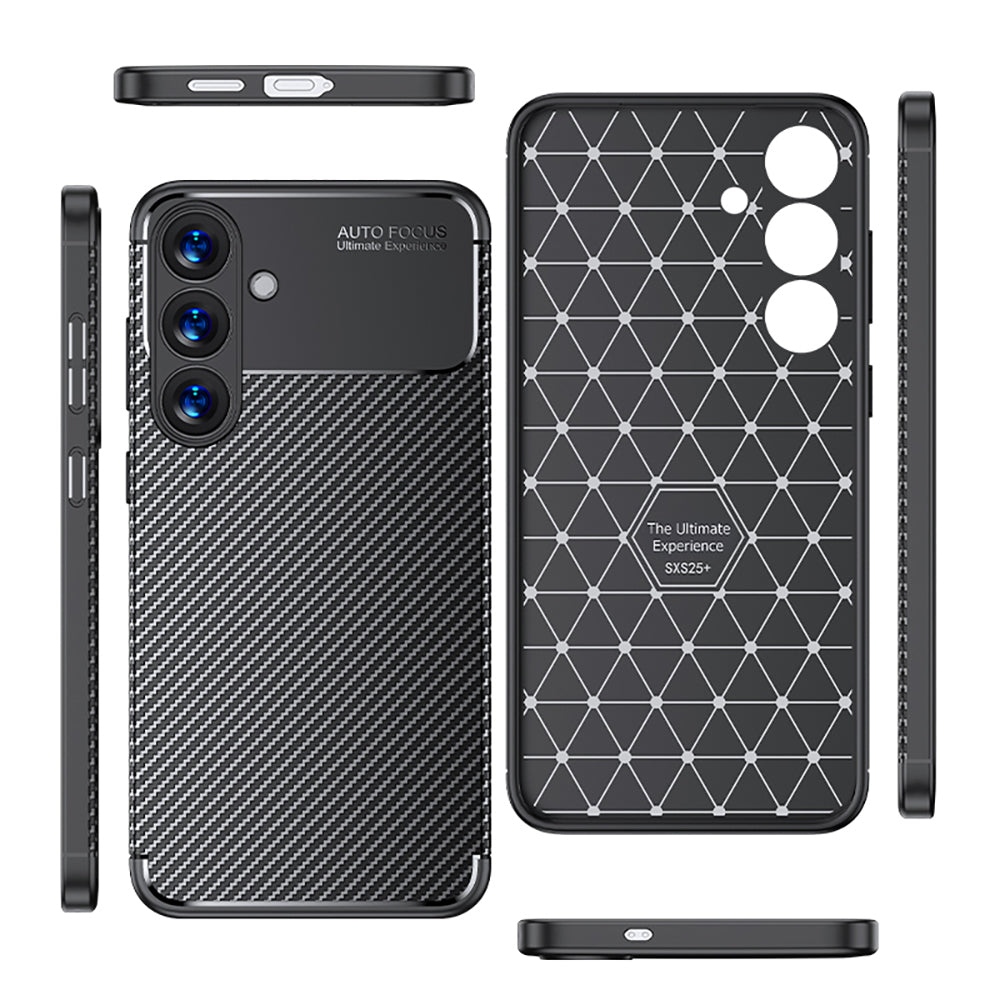 Galaxy S25 Plus Kılıf Zore Negro Silikon Kapak Siyah