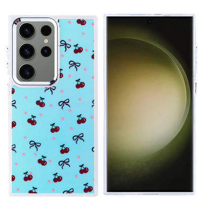 Galaxy S25 Ultra Kılıf Airbag Tasarımlı Zore Hadra Kapak Kiraz