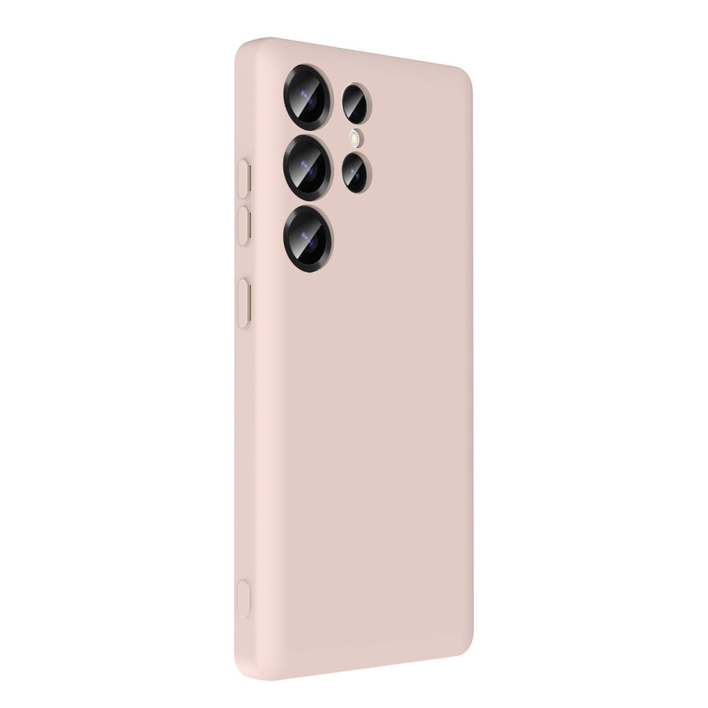 Galaxy S25 Ultra Kılıf Kamera Korumalı Kartlık Hazneli Zore Vitra Kapak Pembe