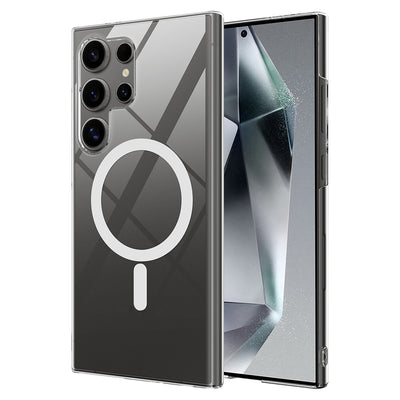 Galaxy S25 Ultra Kılıf Kamera Korumalı M-safe Sert PC Zore Porto Kapak Şeffaf