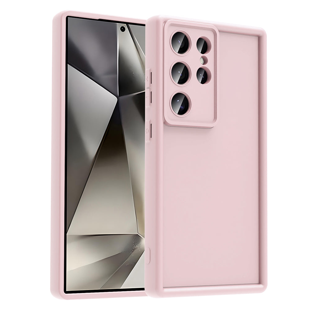 Galaxy S25 Ultra Kılıf Kamera Korumalı Zore Ananas Kapak Pembe