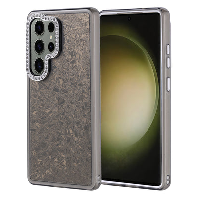 Galaxy S25 Ultra Kılıf Taşlı Tasarımlı Zore Kapi Kapak Gümüş