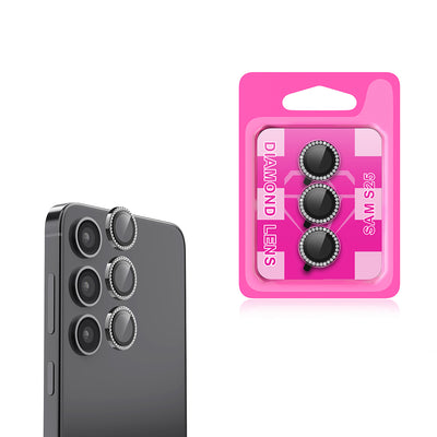 Galaxy S25 Zore CL-06 Kamera Lens Koruyucu Gümüş