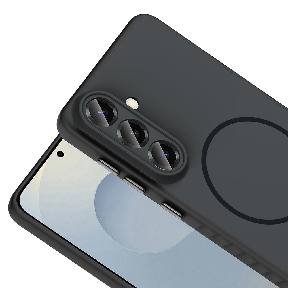 Galaxy S26 Plus Kılıf M-safe Şarj Özellikli Zore Tea Kapak Gold