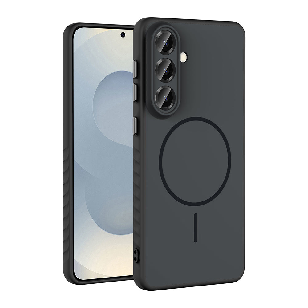 Galaxy S26 Plus Kılıf M-safe Şarj Özellikli Zore Tea Kapak Siyah