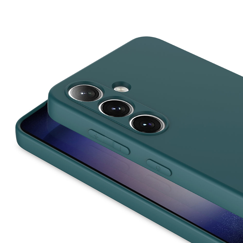 Galaxy S26 Plus Kılıf Zore Mara Lansman Kapak Koyu Yeşil
