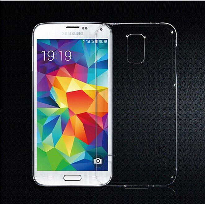 Galaxy S5 İ9600 Kılıf Zore Süper Silikon Kapak Renksiz