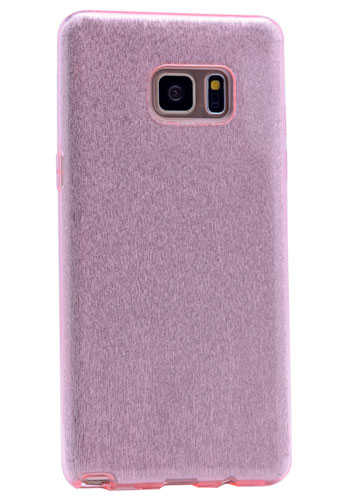 Galaxy S6 Edge Kılıf Zore Shining Silikon Rose Gold