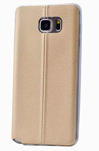 Galaxy S6 Edge Plus Kılıf Zore Epix Silikon Gold