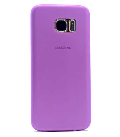 Galaxy S7 Edge Kılıf Zore 1.Kalite PP Silikon Mor