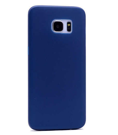 Galaxy S7 Edge Kılıf Zore 1.Kalite PP Silikon Lacivert