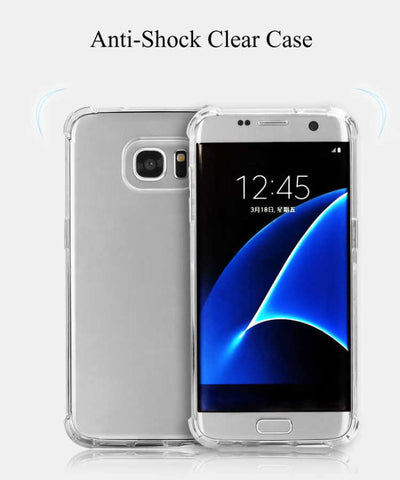 Galaxy S7 Edge Kılıf Zore Nitro Anti Shock Silikon Renksiz