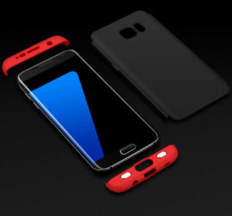 Galaxy S7 Edge Kılıf Zore Ays Kapak Mavi