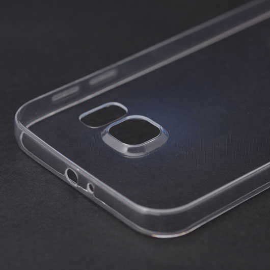 Galaxy S7 Edge Kılıf Zore İmax Silikon Kılıf Gold