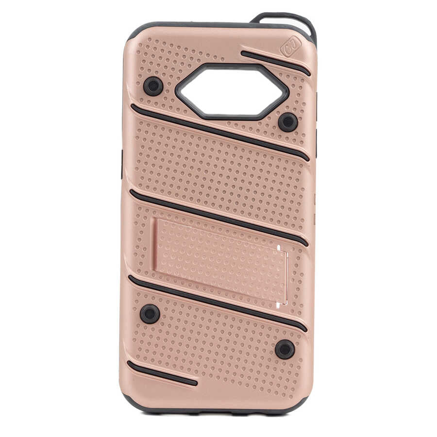 Galaxy S7 Edge Kılıf Zore İron Kapak Rose Gold