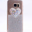 Galaxy S7 Edge Kılıf Zore Kalpli Silikon Gri