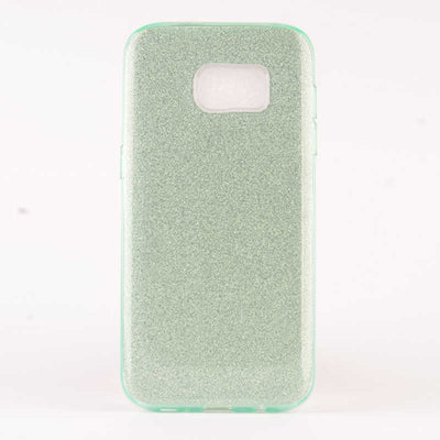 Galaxy S7 Edge Kılıf Zore Shining Silikon Yeşil