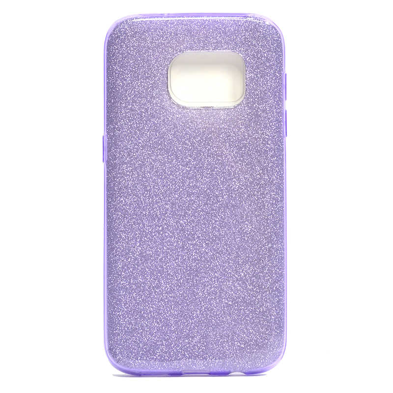 Galaxy S7 Kılıf Zore Shining Silikon Mor