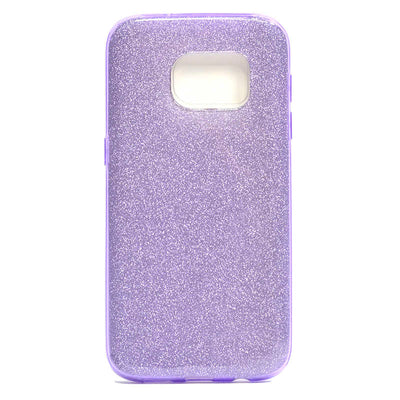 Galaxy S7 Kılıf Zore Shining Silikon Mor