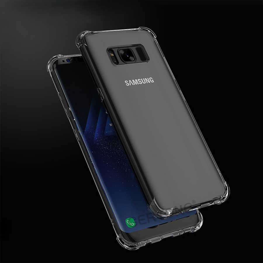 Galaxy S8 Kılıf Zore Nitro Anti Shock Silikon Renksiz