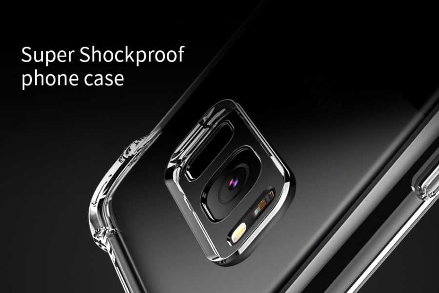 Galaxy S8 Kılıf Zore Nitro Anti Shock Silikon Renksiz