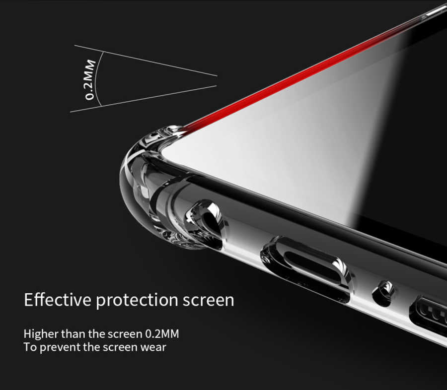 Galaxy S8 Kılıf Zore Nitro Anti Shock Silikon Renksiz