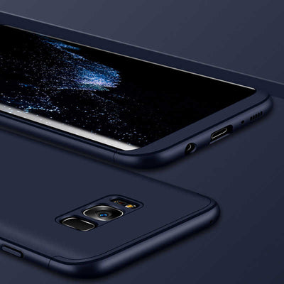 Galaxy S8 Kılıf Zore Ays Kapak Mavi