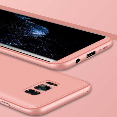Galaxy S8 Kılıf Zore Ays Kapak Gold