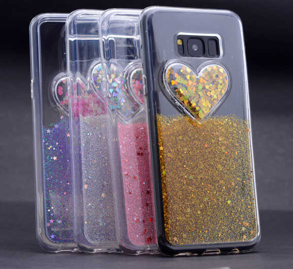 Galaxy S8 Kılıf Zore Kalpli Silikon Mor