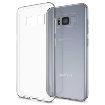 Galaxy S8 Kılıf Zore Kamera Korumalı Süper Silikon Kapak Renksiz