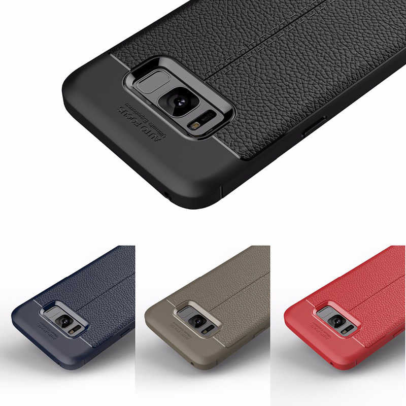 Galaxy S8 Kılıf Zore Niss Silikon Kapak Lacivert