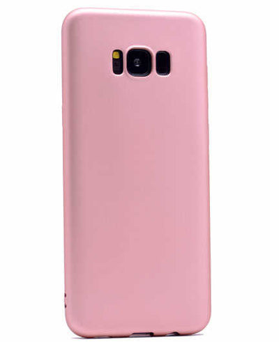 Galaxy S8 Kılıf Zore Premier Silikon Kapak Rose Gold