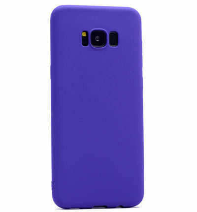 Galaxy S8 Kılıf Zore Premier Silikon Kapak Mor