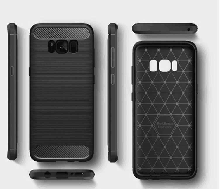 Galaxy S8 Kılıf Zore Room Silikon Kapak Siyah