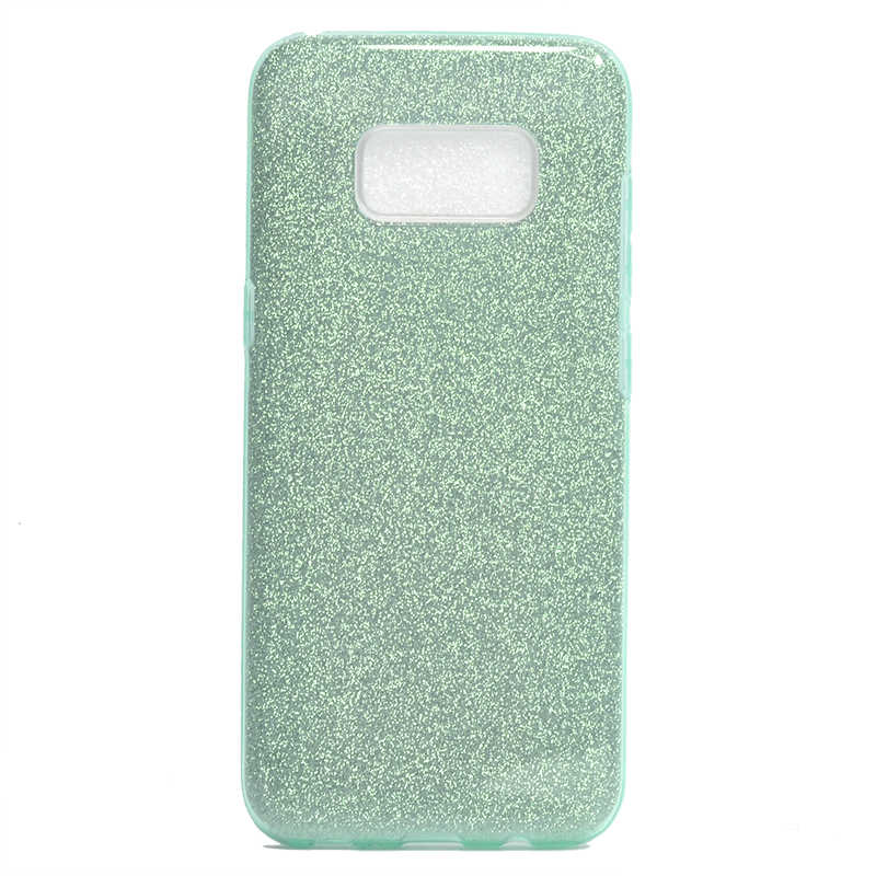 Galaxy S8 Kılıf Zore Shining Silikon Yeşil