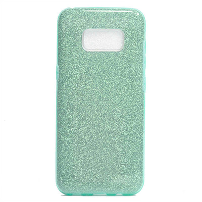 Galaxy S8 Kılıf Zore Shining Silikon Yeşil